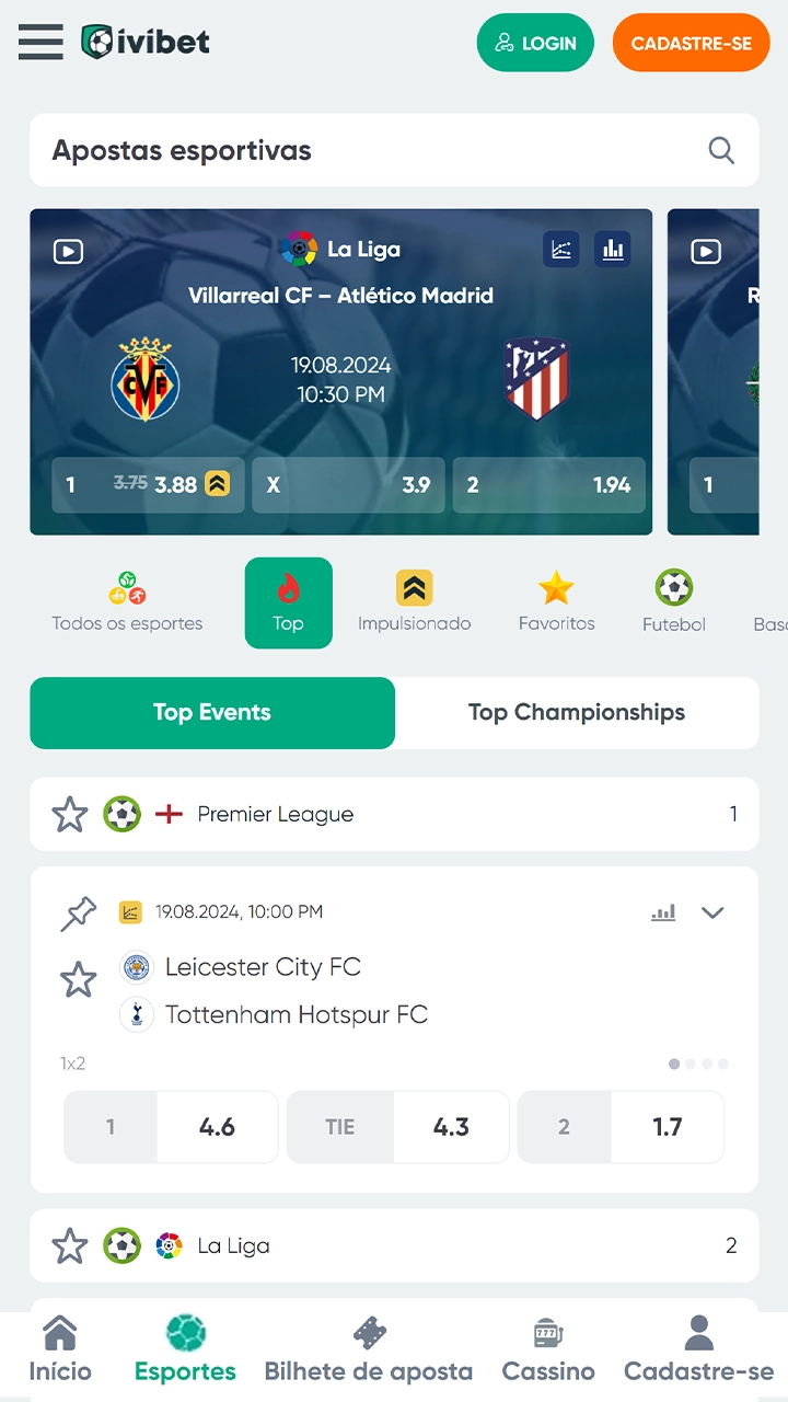 Futebol ao vivo tv